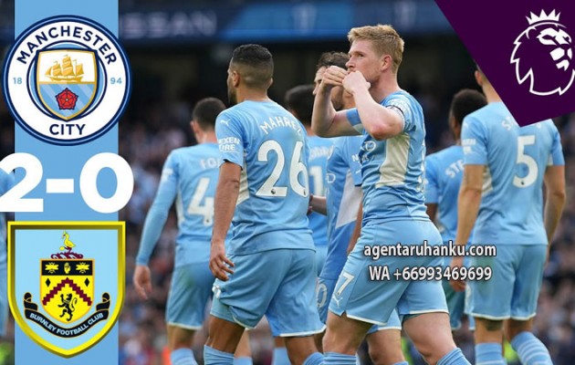 Agen Bola Online – Manchester City Kalahkan Burnley 2-0